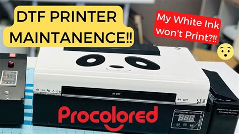 do printers print white ink