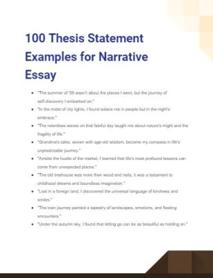 how to write a thesis for a narrative essay: exploring the essence of storytelling in academic discourse